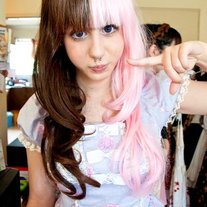 Chocoberry Split Wig (made to order)