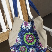 Tote-Spring flowers