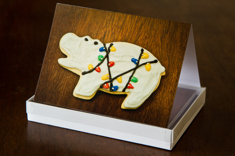 Holiday Hippo 5x7 Folded Cards