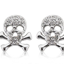 Pendientes Calavera / Skull Earrings WF135