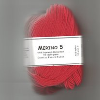 True Red Superwash Merino 5 Wool Yarn by Crystal Palace 