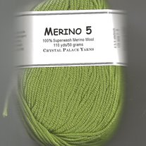 Lichen Green Merino 5 Superwash Wool Yarn by Crystal Palace
