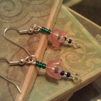 Sparkle Spring Flower Earrings