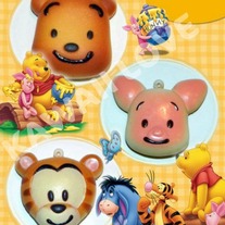 Disney Pooh,Tigger and Piglet Squishy 