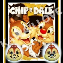 Disney Chip and Dale  Squishy