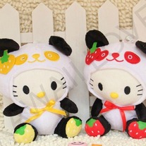 Hello Kitty Panda Strawberry & Lemon Plush