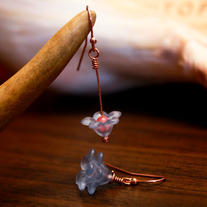 Mismatched on Purpose Lucite Dangle Earrings