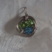 Bird's Nest (Blue and Green)
