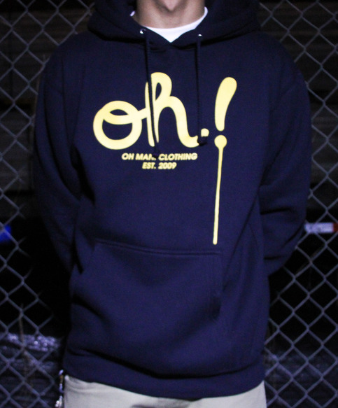 The Dripping Oh! Hoodie (University Yellow/Navy)