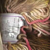 August Sunflower Hand Dyed Burly Spun Super Chunky Wool Yarn