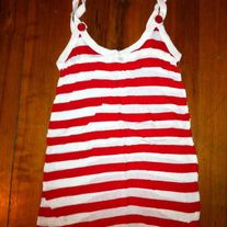 Striped Tunic Tank Top (Size M/L)