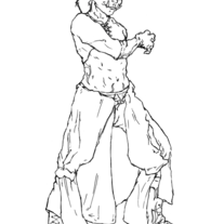 Orc Pin-Up *original*
