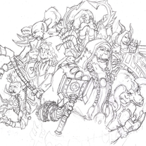 Earthen Ring Sketch * original*
