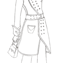Fashion Coat 2 Sketch *original*