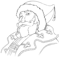 Santa Sketch '12 *original*