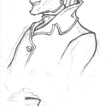 Irish Coffee Sketch *original*