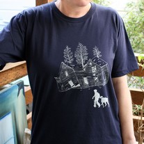 Habitat T shirt Navy Unisex