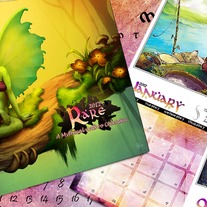 RARE: 2012 Anthro Calendar + custom ACEO [LAST ONE!]