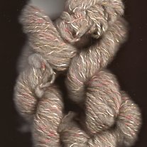 Greige Wool Silk Handspun DK Weight Yarn