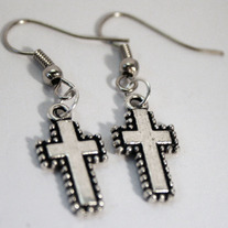 Small Crux Cross Earrings