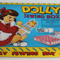 Vintage Dolly Lacing/Sewing Card Box Set