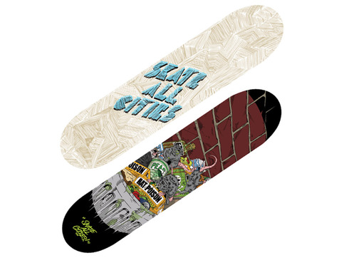 UTAH & ETHER x Skate All Cities (Skateboard Decks)
