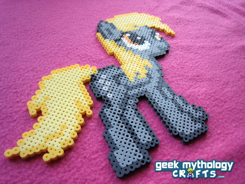 Derpy Hooves -  My Little Pony Perler Bead Sprite