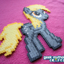 Derpy Hooves -  My Little Pony Perler Bead Sprite