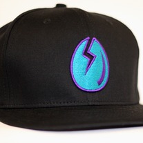 Black/Teal/Puple Egg Head Snapback (New Era)