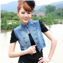 Chaleco Vaquero / Denim Vest Jacket DW279