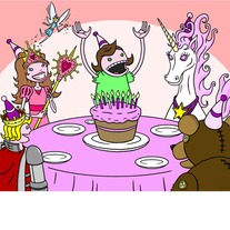 Birthday Card! Birthdays in Your Head! [Girl]