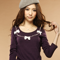 Jersey Lazos / Bowknots Sweater DW328