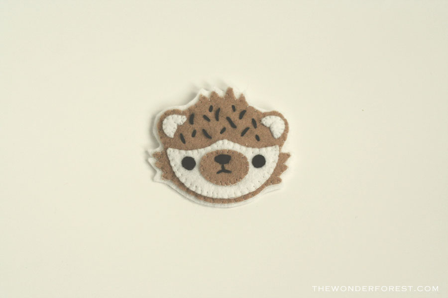 Hedgehog Brooch Pin