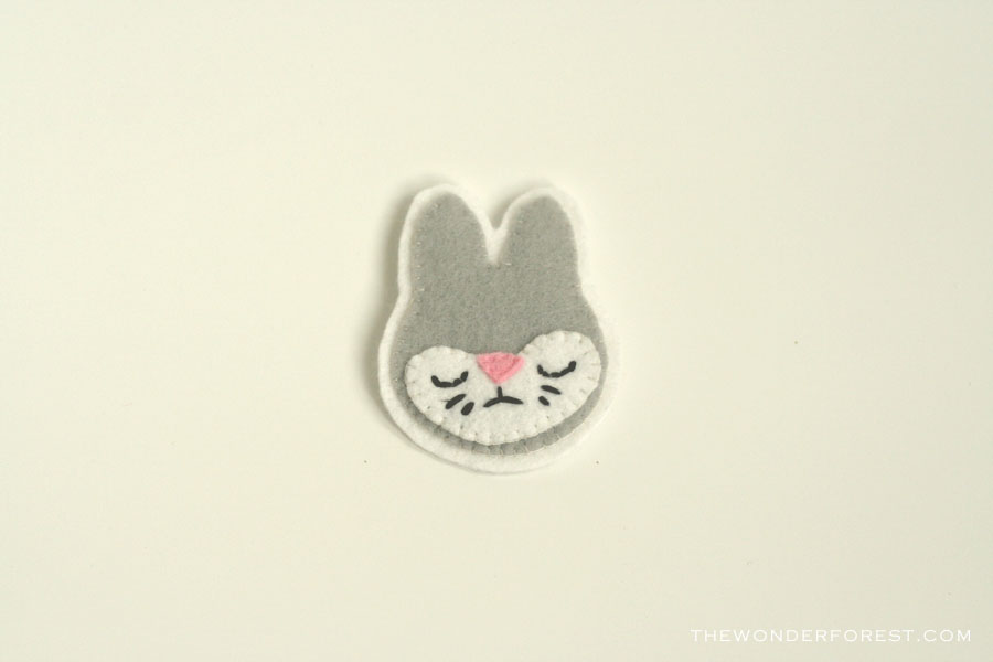 Bunny Brooch Pin