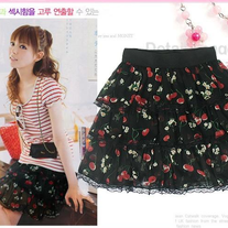 Falda Cerezas / Cherry Skirt DW372