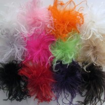 Curly Ostrich Puff