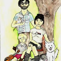 Custom Cartoon Portrait (Of you?) 8x10