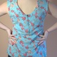 Turquoise Flora Top - L - Thumbnail 2