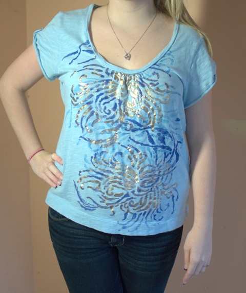 Foil Me Once Top - M/L