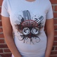 Discotheque Graphic Tee Shirt - Light Grey - Thumbnail 2