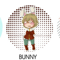 TIGER & BUNNY (Single Button)