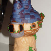 Fondant "TANGLED Inspired" Tower Cake Topper