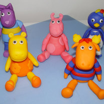 Fondant "BACKYARDIGANS Inspired" Cake Toppers