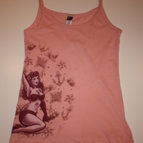 T-Shirt - Woman's - Tank-Top Pin Up 