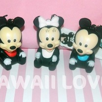 Mickey & Minnie Squishy with Wrist lanyard