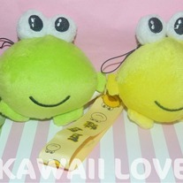 Soya Froggy Plush Charm with Wrist Lanyard