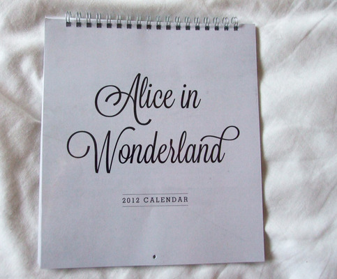 Alice In Wonderland 2012 Calendar