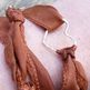 LOVE YOU MORE // silk wrap bracelet _ rust & sterling - Thumbnail 2