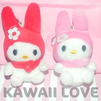 My Melody Plush Charm with Suction Cup