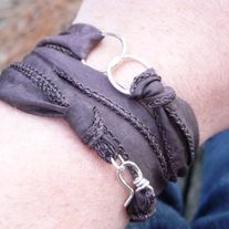 INFINITY // silk wrap bracelet _ cafe & sterling